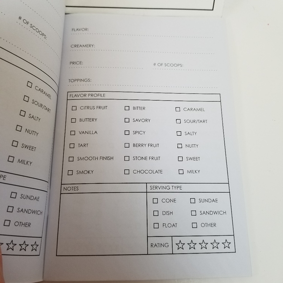 Tasting Journal Lot of 12  for Cheese Chocolate Coffee & Ice Cream for Holidays - Picture 9 of 12